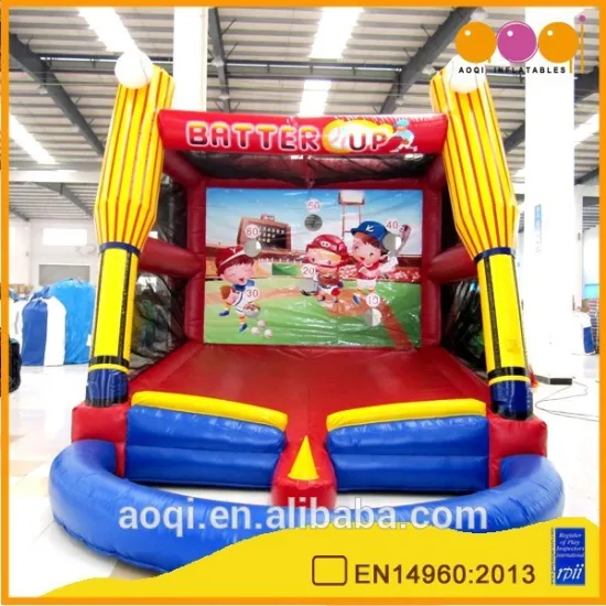 AOQI commercial use inflatable batter sports game for sale