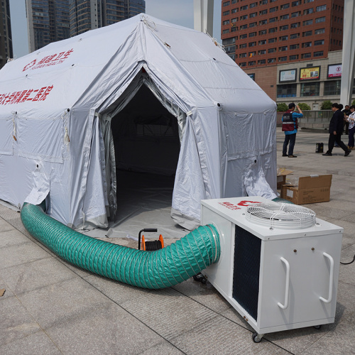 Red Cross Medical Camp air conditioner