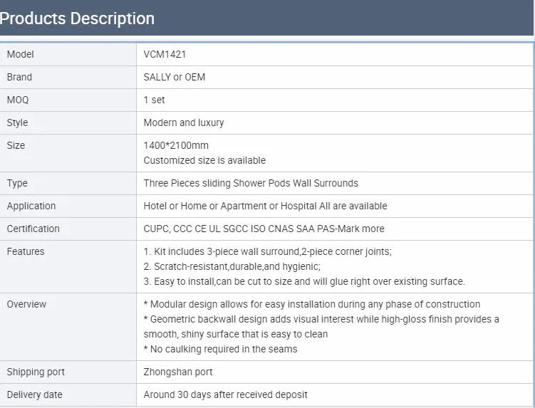 Sally Wholesale All in One VCM Сборный дом Контейнер для душевой комнаты Модульный блок для ванной комнаты