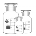 Wide mouth Clear Reagent Bottle with stopper 250ml