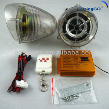 transparent with LED car alarm