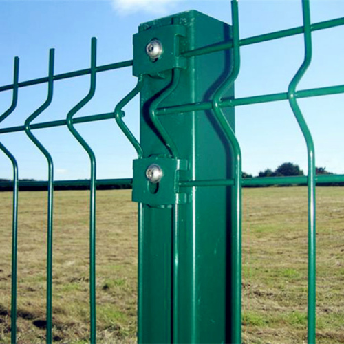 PVC Coated Triangle Bending Fence With Square Post