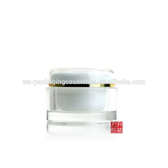 Acrylic Classical Cosmetic 5g Acrylic Round Jar