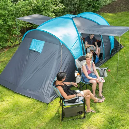 Big 6 Person 2 Room Outdoor Camping Tent - Aldi Family Tent