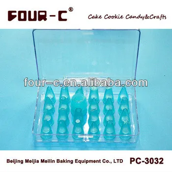 PC pastry nozzles,icing nozzle set,cake decorating tips