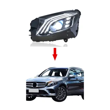 XT Upgrade LED Maybach Style Headlights for Mercedes-Benz GLC Class 2016-2019 (W253/X253 GLC200/GLC260/GLC300)