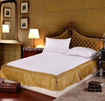Wholesale hotel fitted bed skirt/ bed skirting