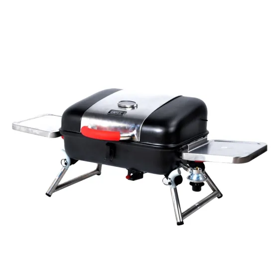 New Design Black Outdoor Garden Camping Folding grill Portable Gas BBq