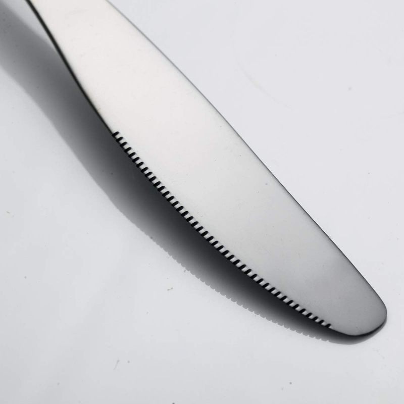 Black Titanium Plated Stainless Steel Silverware set Service for 4