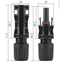 Conector fotovoltaico de alto desempenho