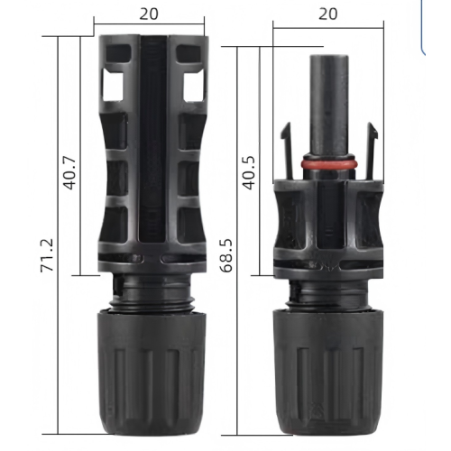 Conector fotovoltaico de alto desempenho