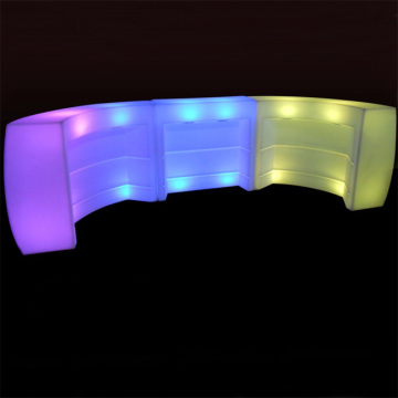 Glowing Fashionable LED Bar Chair with Polyethylene Material