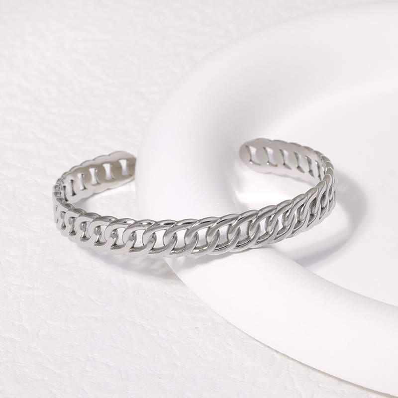 adjustable stainless steel bracelet 18K 