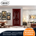 Porta d'ingresso con venature in legno goffrato