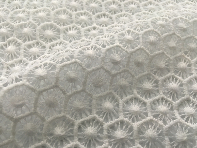 Sunflower Chemical Lace Embroidery Fabric