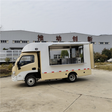 Caminhão de fast food personalizado para café e lanches