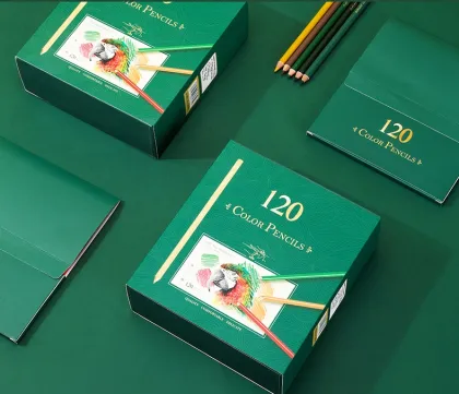 120 Colored Pencils with Gift Box - Professional Art Pencil Set for Students and School Supplies