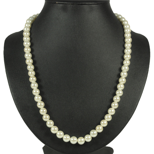 Hurtownia białej perły naszyjnik dla kobiety