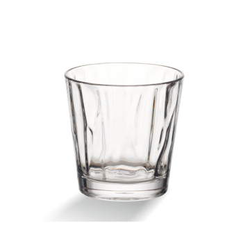 Kaca Rock Double Unik - Kaca Whiskey Lowball Double Old Fashioned dengan Reka Bentuk Plastik Corak