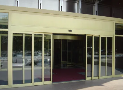 Automatic Telescopic Sliding Doors with Big Door Leafs