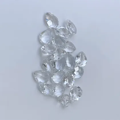 White Topaz Faceted Loose Top Quality White Topaz