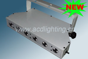 6*4in1 10W Wireless DMX & Battery Powered LED Stage Wall Washer / Pixel Light