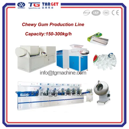 Chewy gum production line