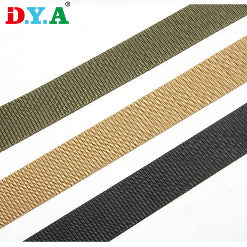 custom army green polypropylene/nylon webbing strap