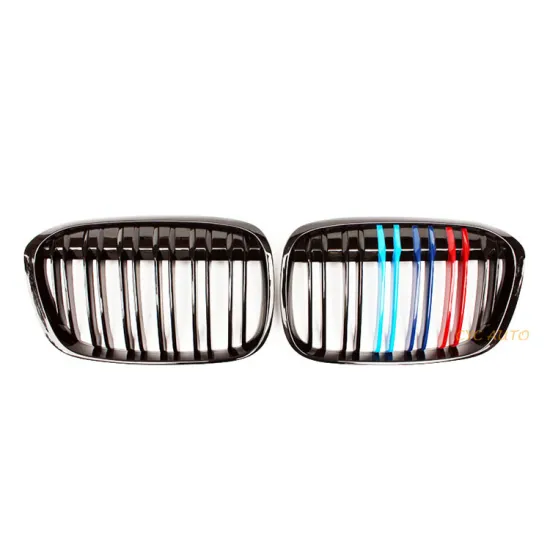 BMW X1 F48 Double Trip Three Color Front Grille Bumper Parts Mesh Grill 2016-2019