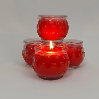 Hotselling Butter Lamp Lotus Candle Votive Ghee Candle