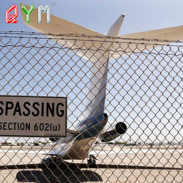 Cerca de arame de segurança do aeroporto de arame farpado