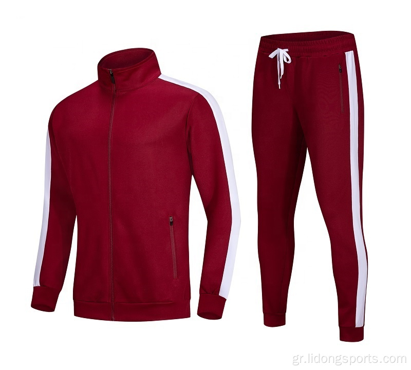 Custom Running Tracksuit Αναπνεύσιμη Ανδρική Jogging Tracksuit