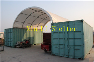 20 Foot Container Shelter/ 20ft Container Shelter, Large Span Container Shelter
