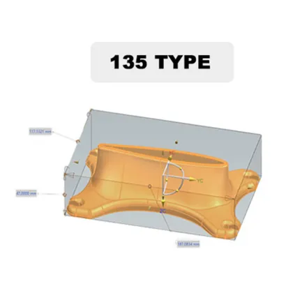 Anodized Aluminum Hydro Foil Base Topplate for Water Sports Accessories
