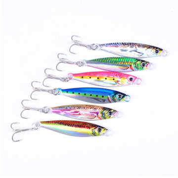 Long Shot Fishing Metal Jigging Lures with Treble Hook for Offshore Tuna, Kingfish, Snapper, and Bass