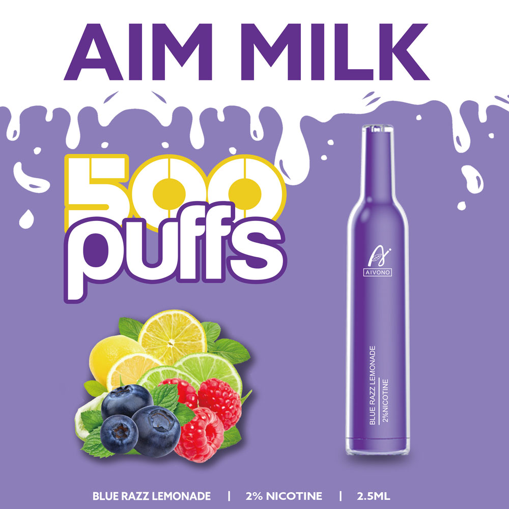 500 Puffs Aim Milk Europe Heißverkauf Vape