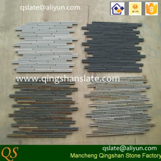 natural slate stone wholesale mosaic tiles