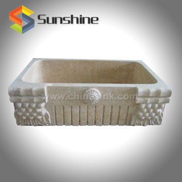 Apron Front 30 In Single Basin Galala Marble Farmhouse Sink                        
                                                Quality Choice