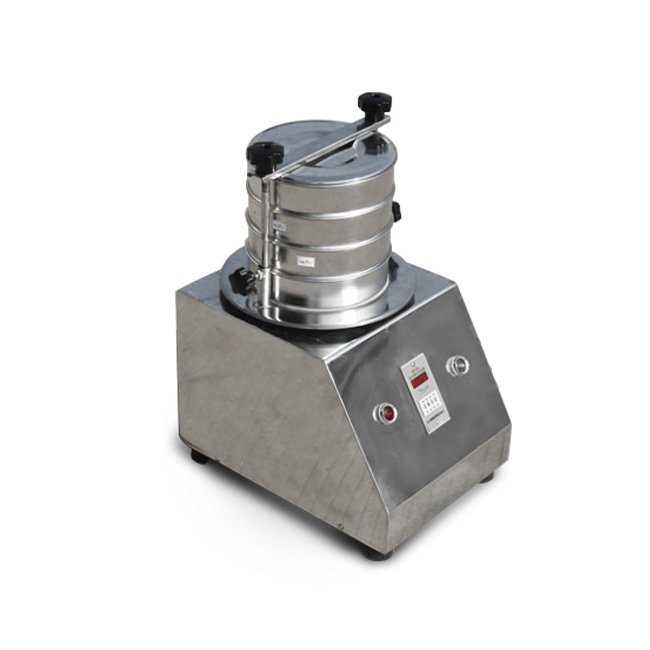 Laboratory soil screening vibration test sieve