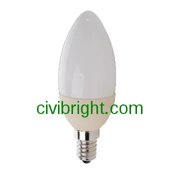led C37 candle bulb