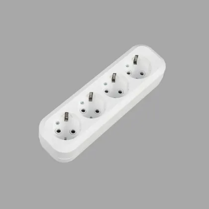 10/16A 2-Way Group Socket With or Without Wire