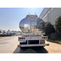 45000 liters Polished Mirror Surface Aluminium Alloy Fuel Tank Trailer