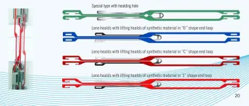 Synthetic Leno Healds for Textile Weaving Spare Part