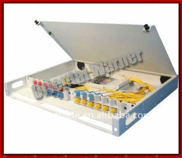 W-TEL outdoor rack mount 19 fiber optic odf distribution tray
