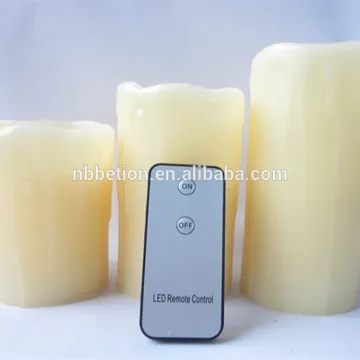 flameless wax dripping led candles with on/off remote control led flicker candle paraffin wax candles wax led candle with tear
