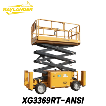 XG3369RT-ANSI Ножничный подъемник для пересеченной местности с двигателем