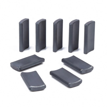 Custom High Quality Sintered Ferrite Arc Segment Magnets in Custom Sizes