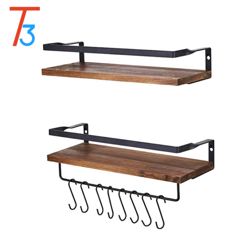 Wall Mounted Shelf Organizer Rustic Kitchen Wood Wall Mounted Shelf Organizer Manufactory