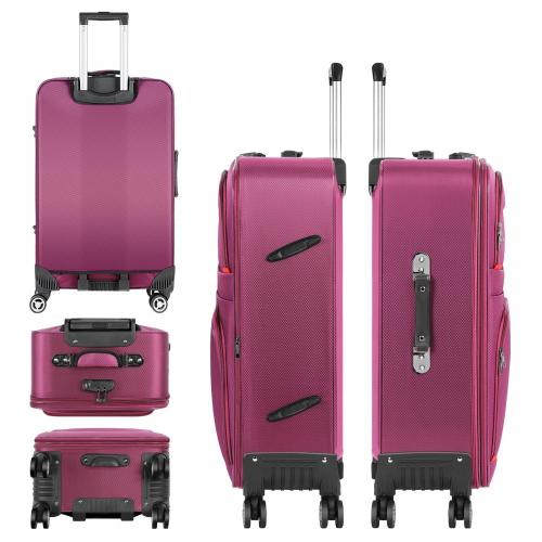 3 Pieces Oxford Surface Travel Luggage Set