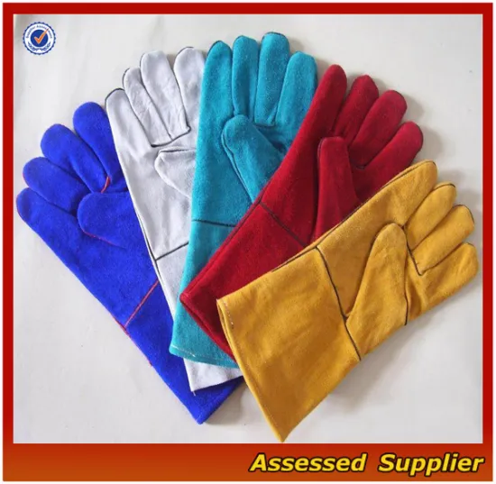 AXWG-22 leather mechanic gloves/cow split mechanic gloves/super low price mechanic gloves